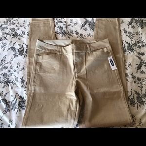 Old Navy Pixie pants in khaki color LONG length